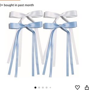 Ribbon Bow Hair Clips